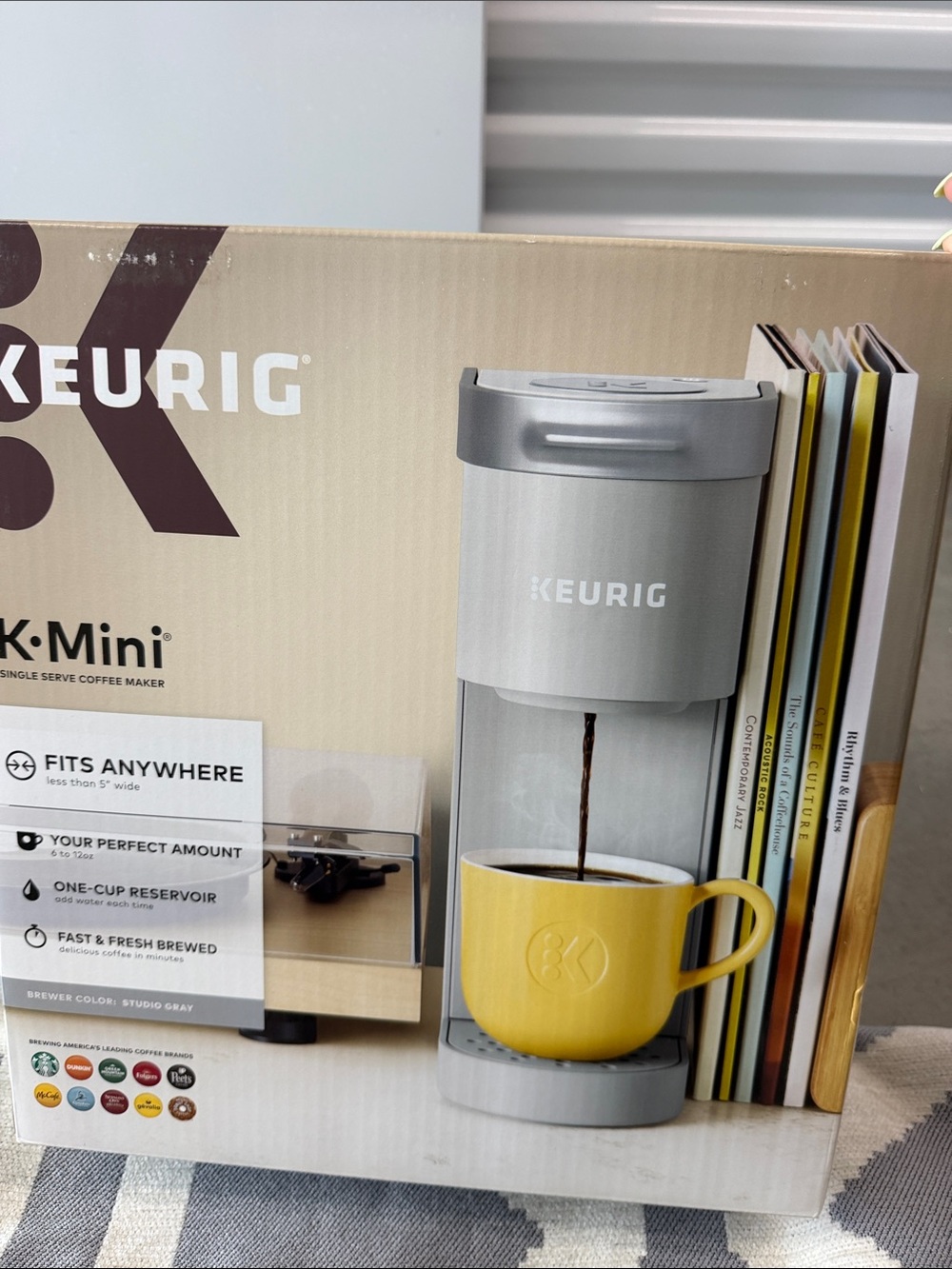 NIB Keurig K-Mini Single-Serve Coffee Maker in Gray